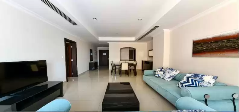 Wohn Klaar eigendom 1 Schlafzimmer F/F Wohnung  zu vermieten in Al Sadd , Doha #11585 - 1  image 